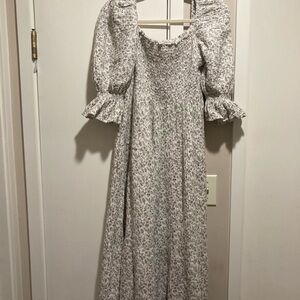 Floral Long Sleeve Dress